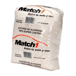 Estopa para Autos Blanco Match 1 400 gr