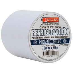 Cinta Refrigerante Tacsa Sin Adhesivo Blanco 70Mmx20m