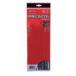 Precinto Tacsa X100unidades 300X4.6mm Negro