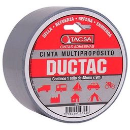 Cinta Ductac para Ductos Gris 48Mmx9m