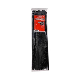 Precinto Nylon Tacsa X100unidades 450X4.8mm Negro 55X40x21cm