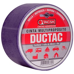 Cinta Ductac para Ductos Violeta 48Mmx9m