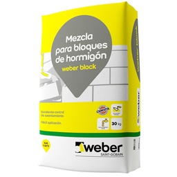 Mortero Weber Block x30 kg.