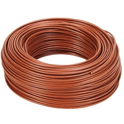 Cable Unipolar 1,5 Marron Plastix"cf" X100m