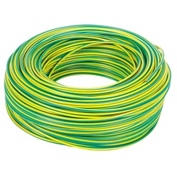 Cable Unipolar Verde Amarrilo Plastix Cf 1,50 mm²