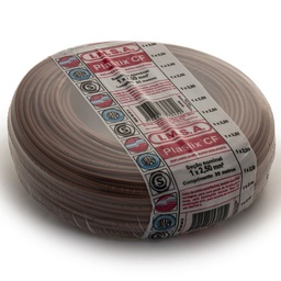 Cable Unipolar 2,5 Marron Plastix  Cf x 30m