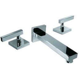 Juego para Lavatorio Pared Cromo Block Lever 3490