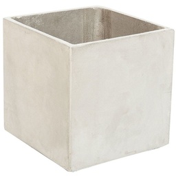 Maceta Cubo La Cioppa Fibrocemento 2,4kg Gris 15X15x15cm