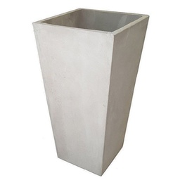 Maceta de Fibrocemento La Cioppa Piramidal Gris 40X25cm