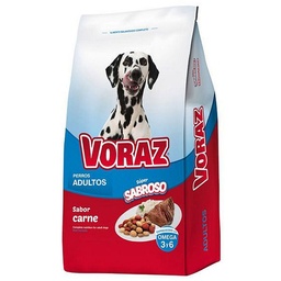 Voraz Adultos Carne 10 kg.