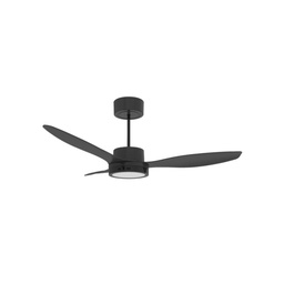 Ventilador Techo 3 Aspas 47" Negro Indelplas