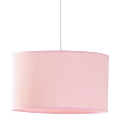 Colgante Pvc Circular 35x35 Rosa C/eléctrico