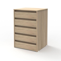 Cajonera Roble Bardolin Dielfe 5C 45X50x74.6 cm