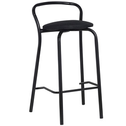 Banqueta Milano Dielfe Negro 42.5X44x85 cm