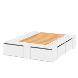 Cama Box Moderna Dielfe Blanca