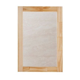 Espejo con Marco Amube Beige Natural 59X39x2cm