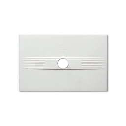 Sobretapa Plástica Blanca Agujero Grande 20 mm Ideal