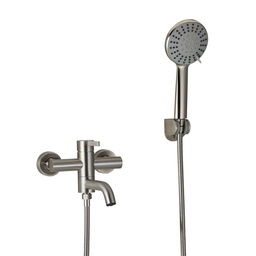 Ducha Exterior Monocomando Steel Acero Pulido Peirano