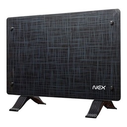 Panel Vitro Convector Turbo 2000W Negro Nex