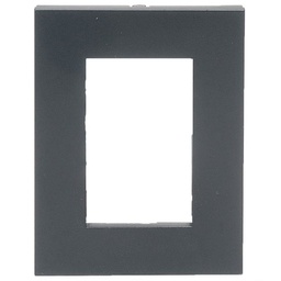 Placa/bastidor Minimal Satin Negro