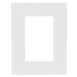 Placa/bastidor Minimal Kristal Blanco