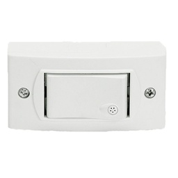 Superficie 1 Interruptor 10A Extrachata Blanco