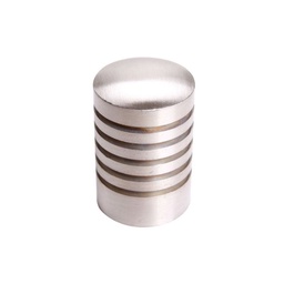 Tirador Torre Aluminio 3,1x1,3 cm Gris Sidañez
