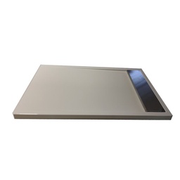Receptáculo Slim Duo Acero Inoxidable 1000x700 cm Bagnara