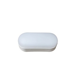 Tortuga Aplique Oval 12W Neutra Blanco