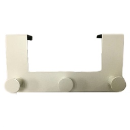 Perchero para Puerta 3 Ganchos 22X10.5x4.5 cm Blanco