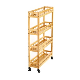 Carro Organizador Bamboo con Rued 60X18x96 cm Dansk