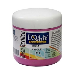 Base Acrilica Eq Rosa Chicle 200cc