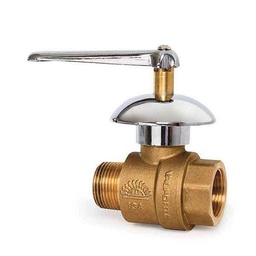 Llave Esférica para Gas con Campana 1/2" Valforte
