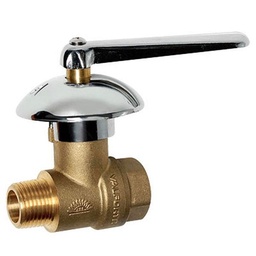 Llave Esférica para Gas con Campana Valforte 3/4''