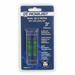 Nivel 2 Piezas 3'' 76 mm Robust