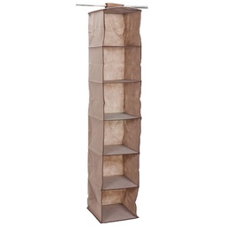 Organizador Colgante 6 Estantes 27X29x122cm Beige