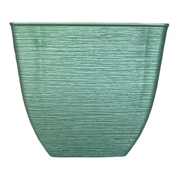 Maceta Owen 20cm Verde Metal