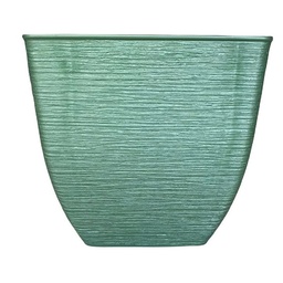 Maceta Owen 25cm Verde Metal