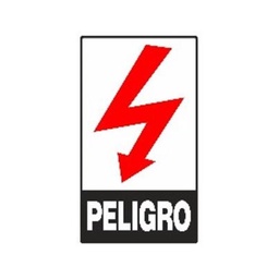 Cartel Autoadhesivo Peligro 10x17 cm Randon