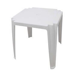 Mesa Quality Plastic Apilable Blanco 70x70 cm