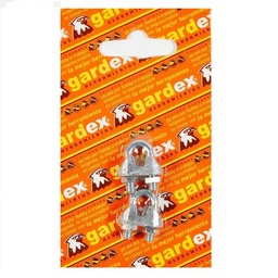 Grampa Cable de Acero 1/4 Pulg x 2 Unid
