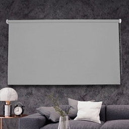 Cortina Enrollable Dina Black Out 240x250 cm Gris Claro