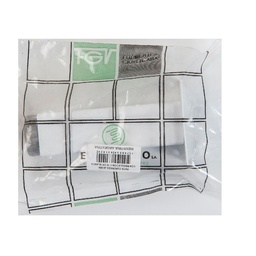 Pata Cuadrada 40 mm con Reg x 15 cm Blanca