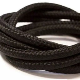 Cable Textil x 5 mts Negro