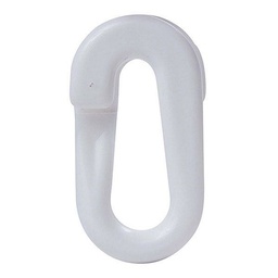 Eslabon Cadena Plastica Blanco 6 Mmx 2un