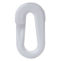 Eslabon Cadena Plastica Blanco 8 Mmx 2un