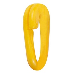 Eslabon Cadena Plastica Amarillo 8Mmx 2u