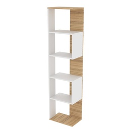 Biblioteca 6E Fiplasto 44.3X29.5x178 cm Blanco