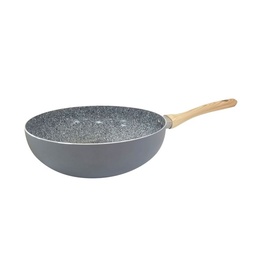 Wok de Aluminio Antiadherente Granito 28 cm