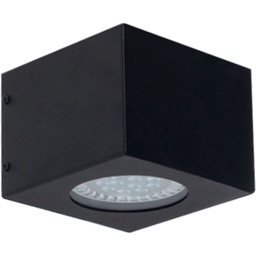 Aplique Plafón Mónaco 1 Luz Ar111 Ferrolux Negro